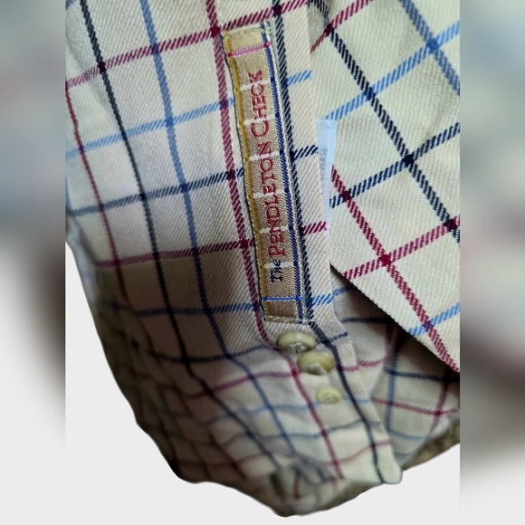 Pendleton Broadway Cloth Size Xl Multicolor Plaid Casual Button Up Shirt - Picture 3 of 5